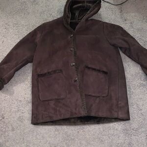 Brown faux fur inspired Coat